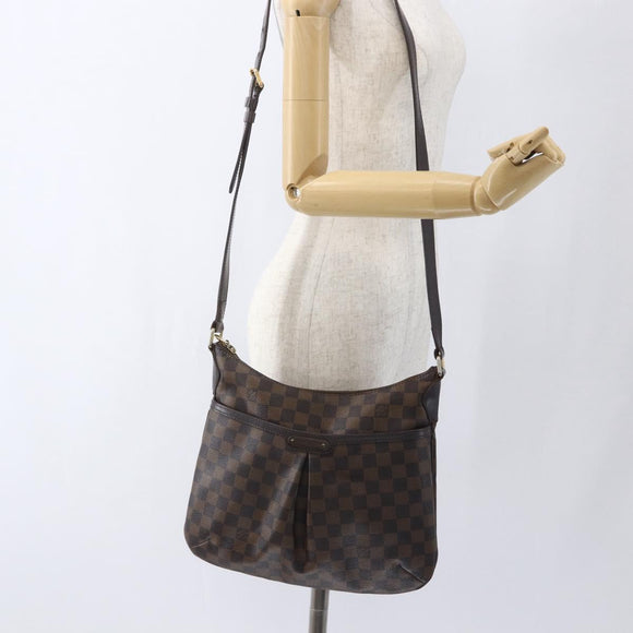 LOUIS VUITTON Damier Ebene Bloomsbury PM Shoulder Bag N42251 LV Auth ka1940