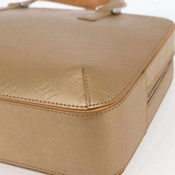 LOUIS VUITTON Monogram Mat Malden Hand Bag Amble M55137 LV Auth ka1949