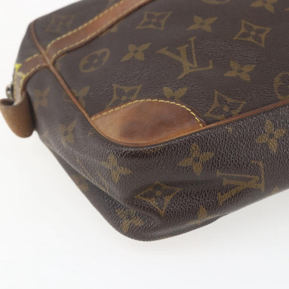 LOUIS VUITTON Monogram Compiegne 28 Clutch Bag M51845 LV Auth ka1952