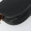 Christian Dior Shoulder Bag Leather Black Auth ka1953-16