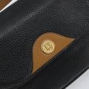 Christian Dior Shoulder Bag Leather Black Auth ka1953-17