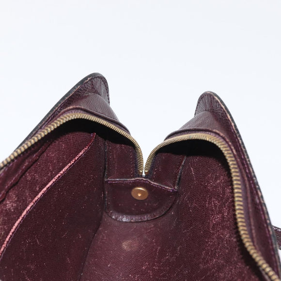 LOUIS VUITTON Taiga Baikal Clutch Bag Acajou M30186 LV Auth ka1956