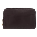 LOUIS VUITTON Taiga Baikal Clutch Bag Acajou M30186 LV Auth ka1956-2