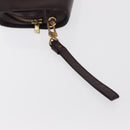 LOUIS VUITTON Taiga Baikal Clutch Bag Acajou M30186 LV Auth ka1956-7