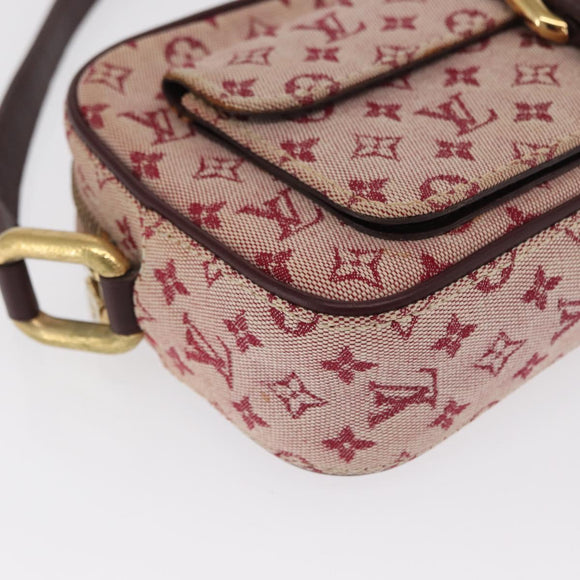 LOUIS VUITTON Monogram Mini Juliet MM Shoulder Bag Red M92219 LV Auth ka1957