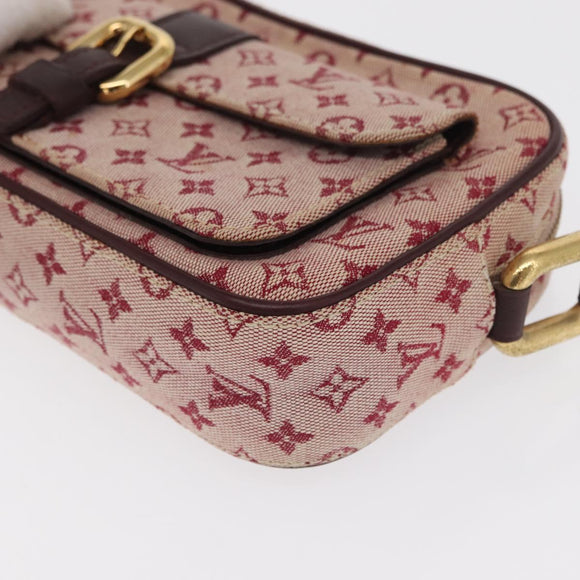 LOUIS VUITTON Monogram Mini Juliet MM Schoudertas Rood M92219 LV Auth ka1957