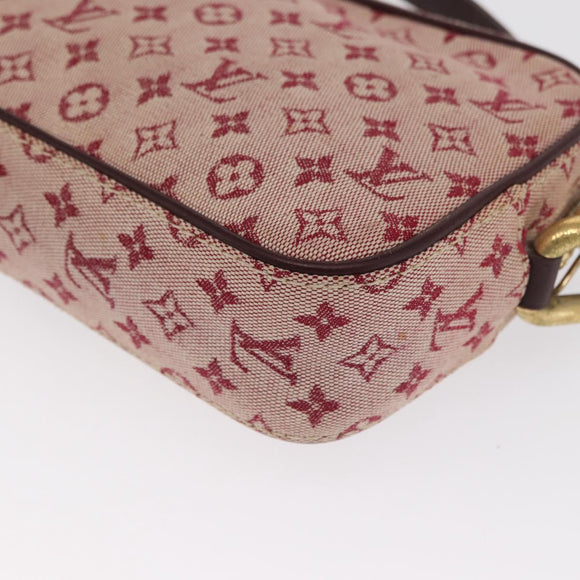 LOUIS VUITTON Monogram Mini Juliet MM Schoudertas Rood M92219 LV Auth ka1957