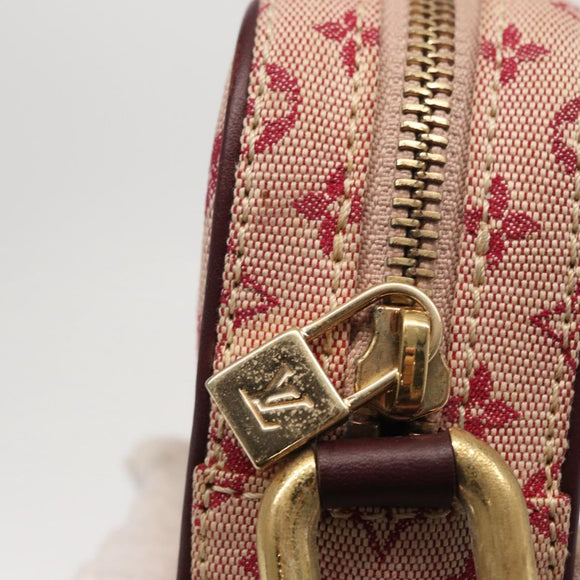 LOUIS VUITTON Monogram Mini Juliet MM Schoudertas Rood M92219 LV Auth ka1957