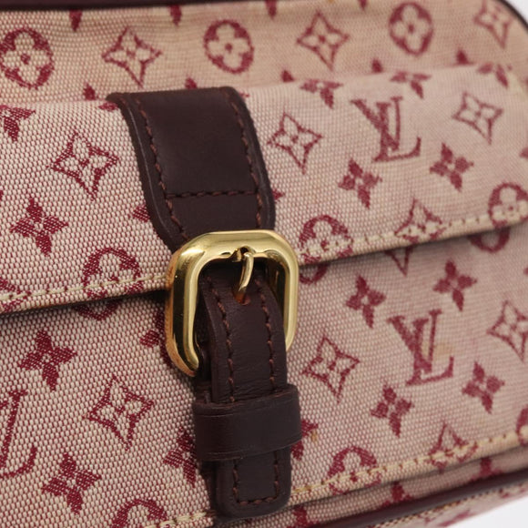 LOUIS VUITTON Monogram Mini Juliet MM Schoudertas Rood M92219 LV Auth ka1957