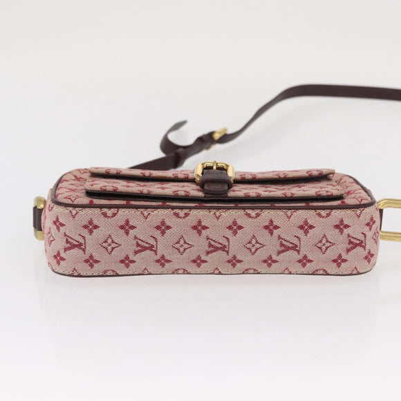 LOUIS VUITTON Monogram Mini Juliet MM Schoudertas Rood M92219 LV Auth ka1957