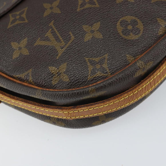 LOUIS VUITTON Monogram Jeune Fille MM Shoulder Bag M51226 LV Auth ka1963