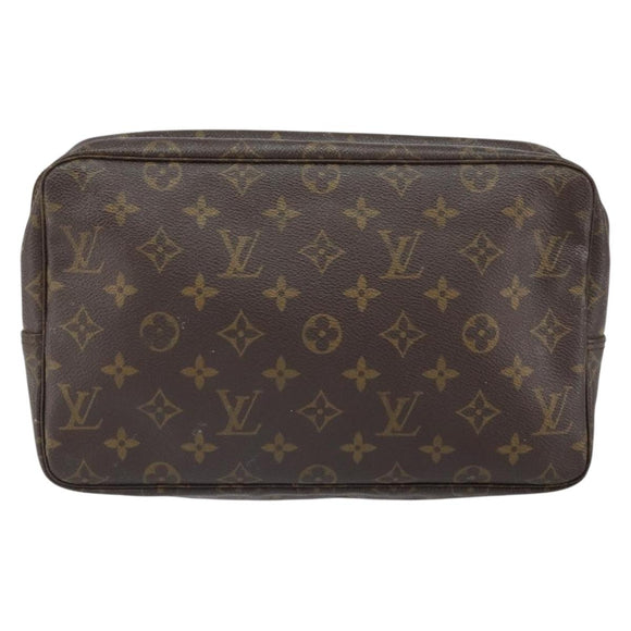 LOUIS VUITTON Monogram Trousse Toilette 28 Clutch Bag M47522 LV Auth ka1964