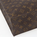 LOUIS VUITTON Monogram Sac Plat Handtasche M51140 LV Auth ka1968-14