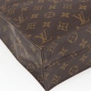 LOUIS VUITTON Monogram Sac Plat Handtasche M51140 LV Auth ka1968-16