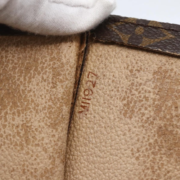 LOUIS VUITTON Monogram Sac Plat Handtasche M51140 LV Auth ka1968