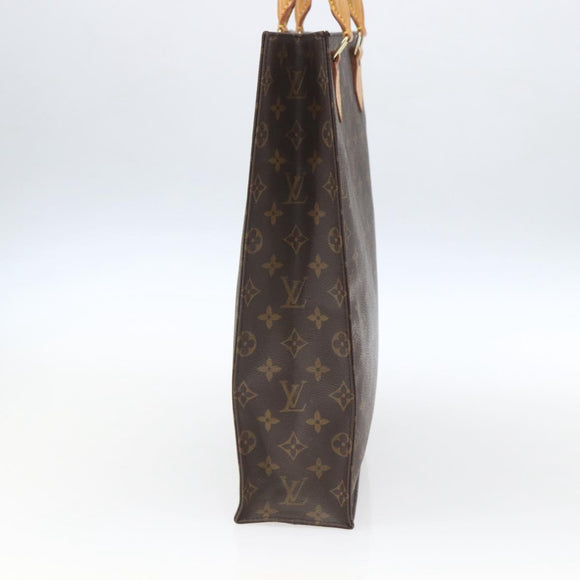 LOUIS VUITTON Monogram Sac Plat Handtasche M51140 LV Auth ka1968