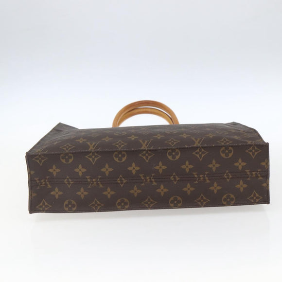 LOUIS VUITTON Monogram Sac Plat Handtasche M51140 LV Auth ka1968