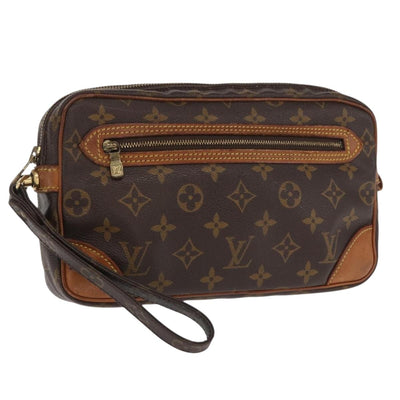 LOUIS VUITTON Monogram Marly Dragonne GM Clutch Bag M51825 LV Auth ka1970