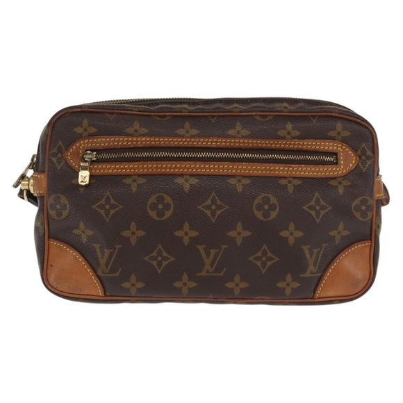 LOUIS VUITTON Monogram Marly Dragonne GM Clutch Bag M51825 LV Auth ka1970