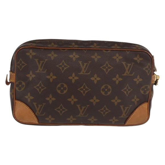 LOUIS VUITTON Monogram Marly Dragonne GM Clutch Bag M51825 LV Auth ka1970
