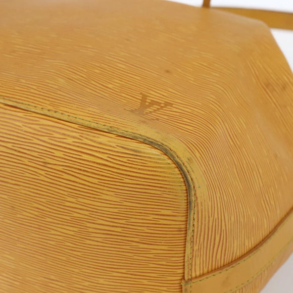 LOUIS VUITTON Epi Petit Noe Shoulder Bag Yellow M44109 LV Auth ka1972