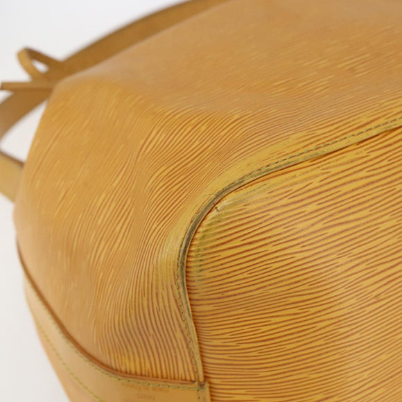 LOUIS VUITTON Epi Petit Noe Shoulder Bag Yellow M44109 LV Auth ka1972