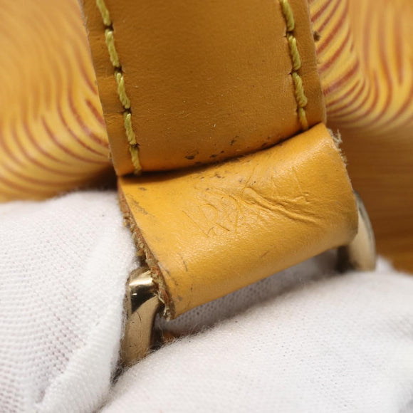 LOUIS VUITTON Epi Petit Noe Shoulder Bag Yellow M44109 LV Auth ka1972