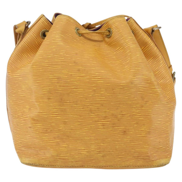 LOUIS VUITTON Epi Petit Noe Shoulder Bag Yellow M44109 LV Auth ka1972