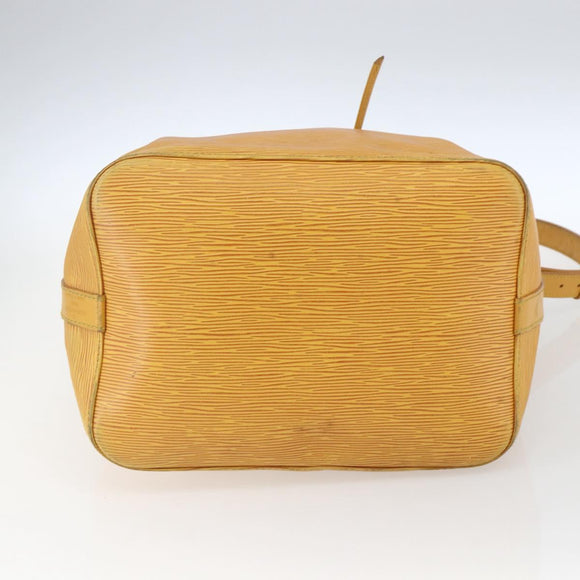 LOUIS VUITTON Epi Petit Noe Shoulder Bag Yellow M44109 LV Auth ka1972