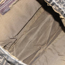 FENDI Zucca Canvas Hand Bag Brown Black Silver Auth ka1974-17