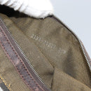 FENDI Zucca Canvas Hand Bag Brown Black Silver Auth ka1974-22