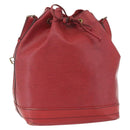 LOUIS VUITTON Epi Noe Shoulder Bag Red M44007 LV Auth ka1975-1