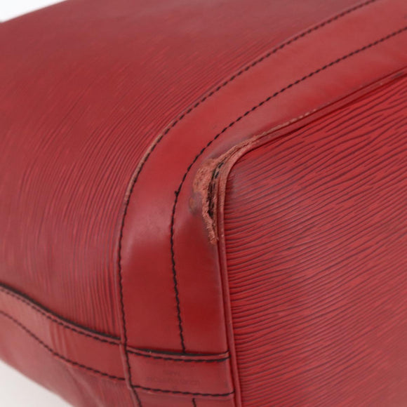 LOUIS VUITTON Epi Noe Shoulder Bag Red M44007 LV Auth ka1975