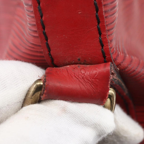 LOUIS VUITTON Epi Noe Shoulder Bag Red M44007 LV Auth ka1975