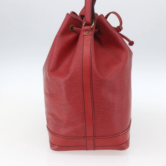 LOUIS VUITTON Epi Noe Shoulder Bag Red M44007 LV Auth ka1975
