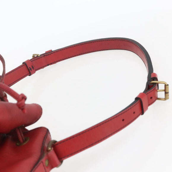 LOUIS VUITTON Epi Noe Shoulder Bag Red M44007 LV Auth ka1975