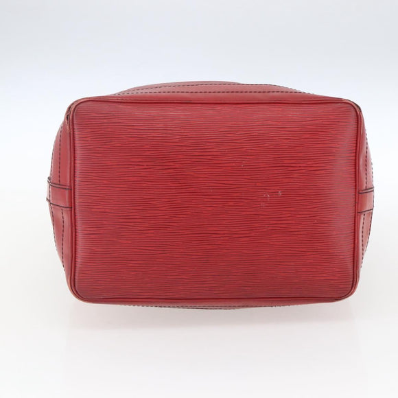 LOUIS VUITTON Epi Noe Shoulder Bag Red M44007 LV Auth ka1975