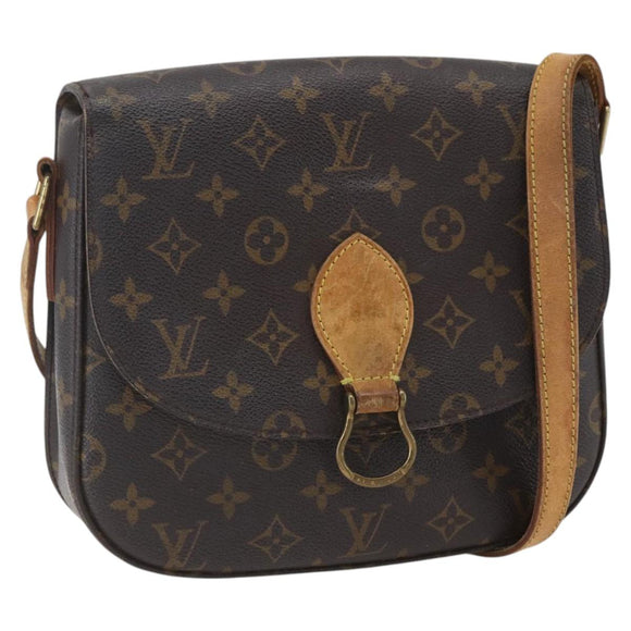 LOUIS VUITTON Monogram Saint Cloud GM Shoulder Bag M51242 LV Auth ka1978