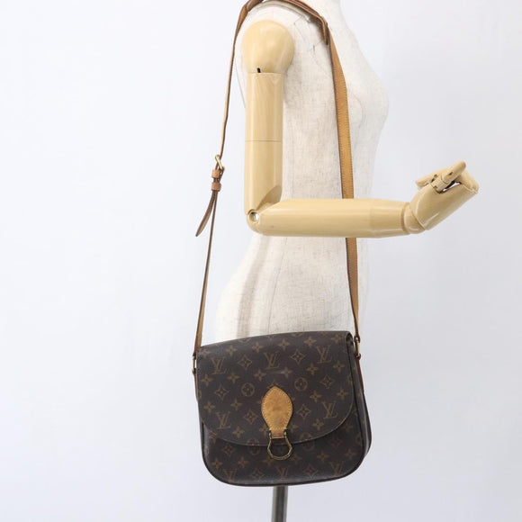 LOUIS VUITTON Monogram Saint Cloud GM Shoulder Bag M51242 LV Auth ka1978