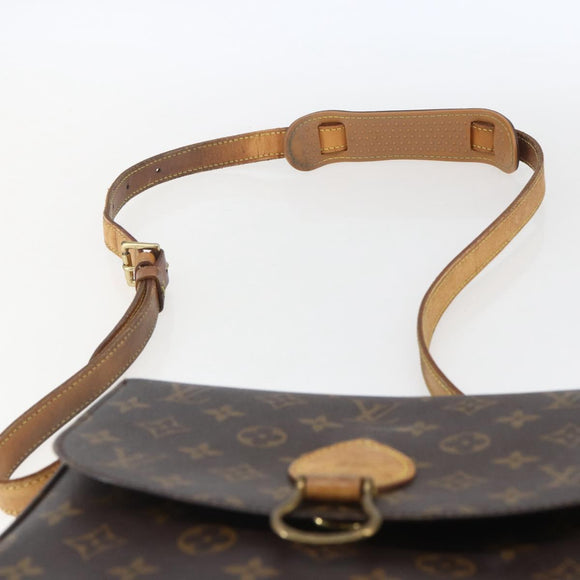 LOUIS VUITTON Monogram Saint Cloud GM Shoulder Bag M51242 LV Auth ka1978