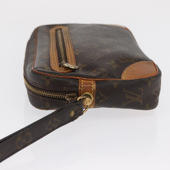 LOUIS VUITTON Monogram Marly Dragonne GM Clutch Bag M51825 LV Auth ka1979