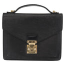 LOUIS VUITTON Epi Monceau 28 Hand Bag Black M52122 LV Auth ka1983-13