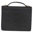 LOUIS VUITTON Epi Monceau 28 Hand Bag Black M52122 LV Auth ka1983-2