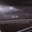 CELINE C Sulky Shoulder Bag Canvas Brown Gold Auth ka1988-15