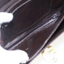 CELINE C Sulky Shoulder Bag Canvas Brown Gold Auth ka1988-18