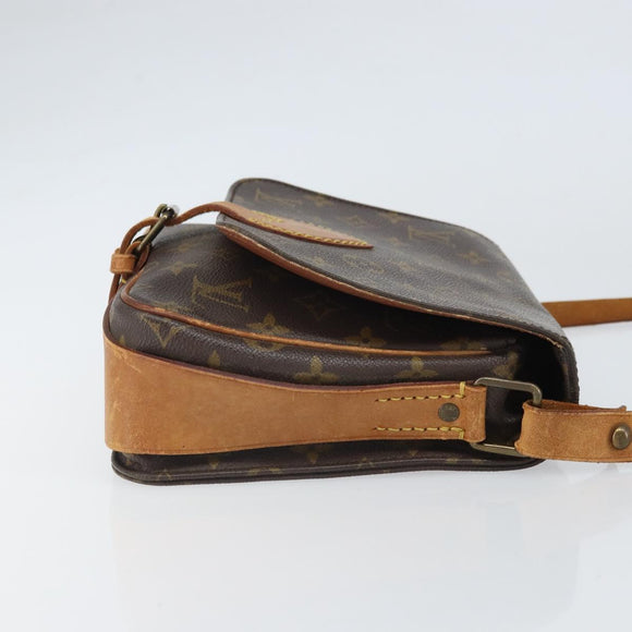 LOUIS VUITTON Monogram Cartouchiere MM Shoulder Bag M51253 LV Auth ka1989