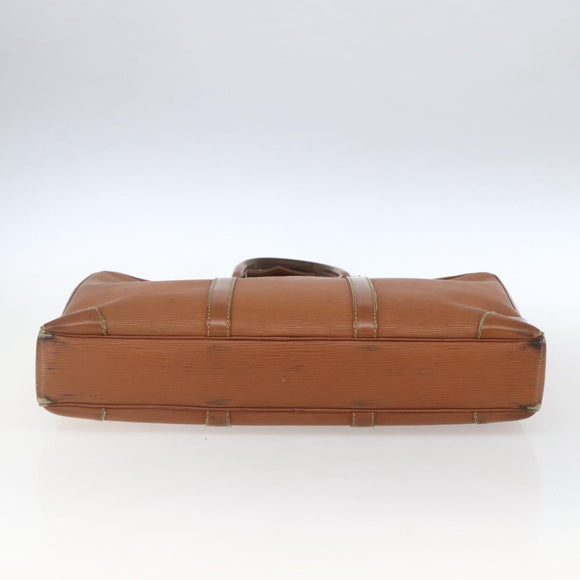 LOUIS VUITTON Epi Porte Documents Voyage Business Bag Brown M54478 Auth ka1990
