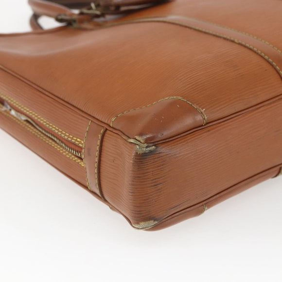 LOUIS VUITTON Epi Porte Documents Voyage Business Bag Brown M54478 Auth ka1990