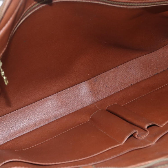 LOUIS VUITTON Epi Porte Documents Voyage Business Bag Brown M54478 Auth ka1990