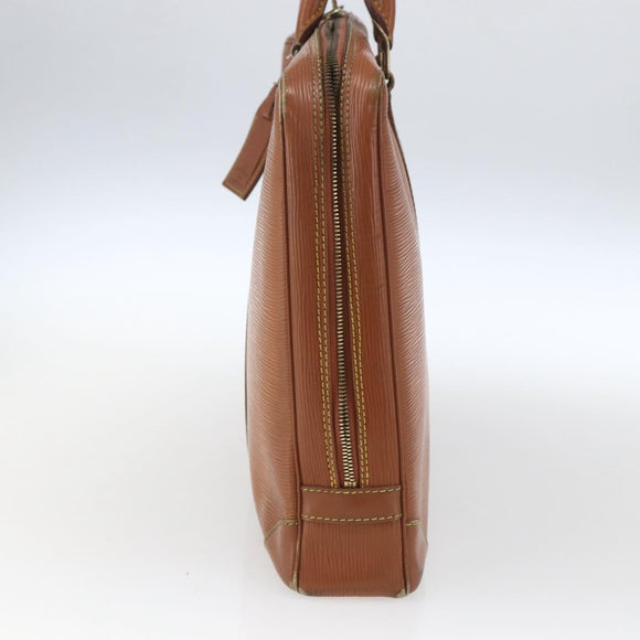 LOUIS VUITTON Epi Porte Documents Voyage Business Bag Brown M54478 Auth ka1990